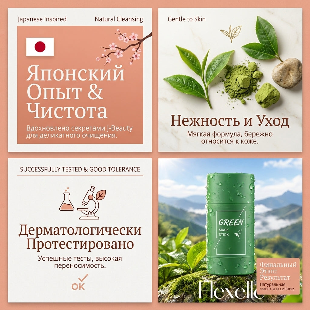 Green Tea Purifying Stick for skin imperfections